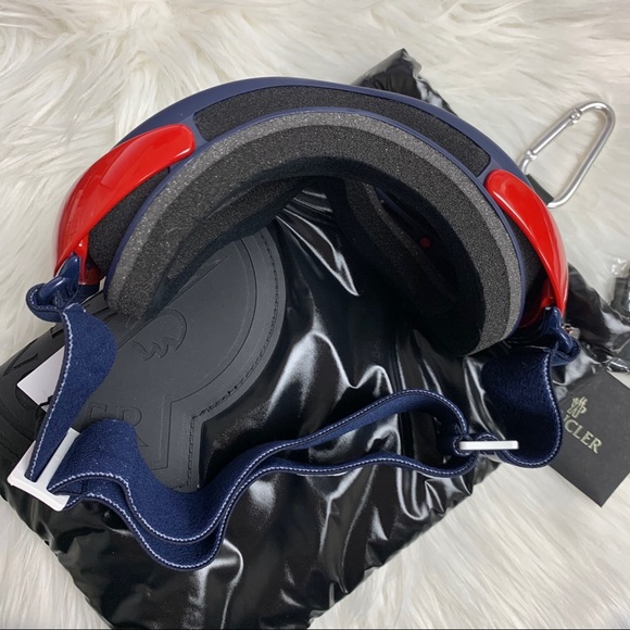 NWT Moncler 89mm Mirrored Snow Goggles - Picture 7 of 9
